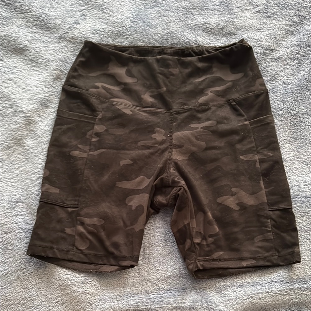 Camouflage Biker Shorts
